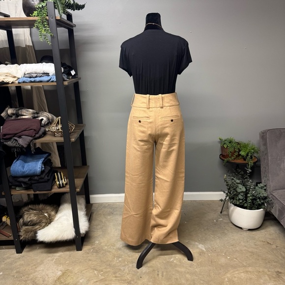 Ralph Lauren Collection baby camel wide leg slacks women's 6 high waisted - Picture 4 of 12